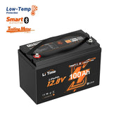 LiTime 12V 100Ah Marine Deep Cycle Battery for Electric Outboard Trolling Motor