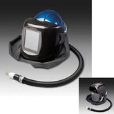 Allegro Respirator Supplied Air Shield with Welding Helmet and Deluxe ADF Lens
