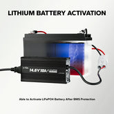 LiTime 12V (14.6V) 10A LiFePO4 Battery Charger