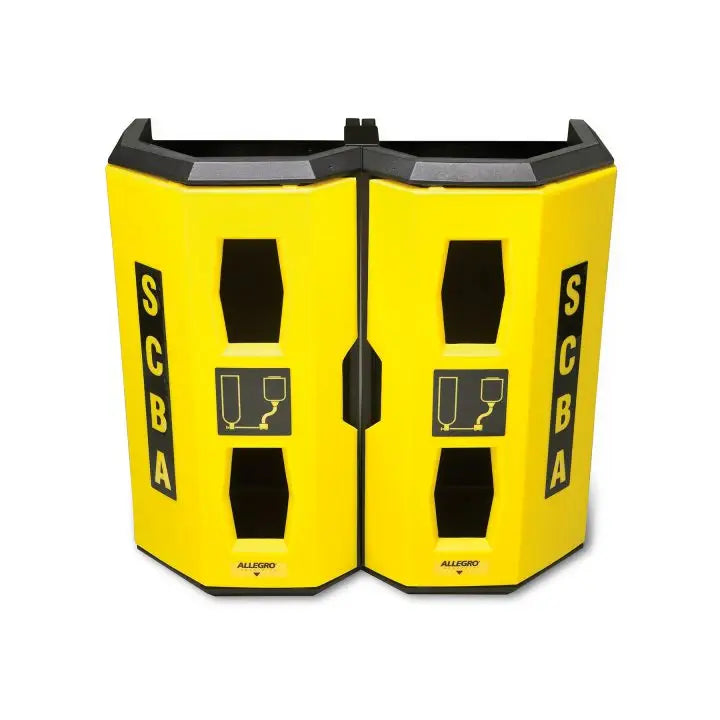 Allegro Hi-Viz HD Dual SCBA Wall Case - A4325