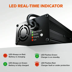 LiTime 12V (14.6V) 10A LiFePO4 Battery Charger