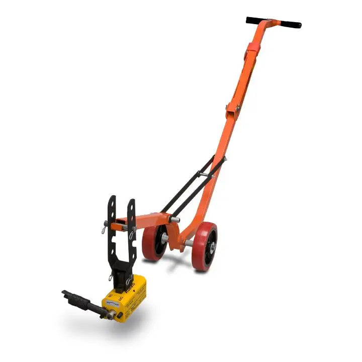 Allegro Steel Dolly and Magnet manhole lifter