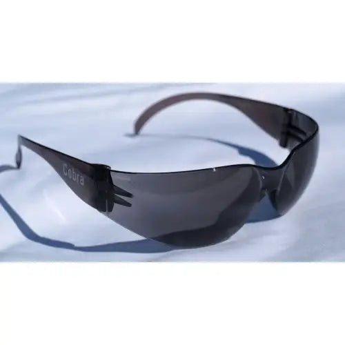 Cobra Safety Specs Black Smoke or Clear lens options