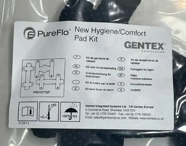 Gentex PureFlo Hygiene Comfort Pad Kit - PR01077SP