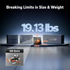 LiTime 12V 100Ah Xtra-Mini Bluetooth Small LiFePO4 Deep Cycle Battery
