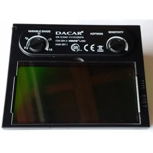 Dacar DC2 Welding Shield - Auto Darkening with Grinding Mode